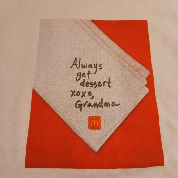 McDonald's Grandma McFlurry T Shirts - Picture 3 of 3